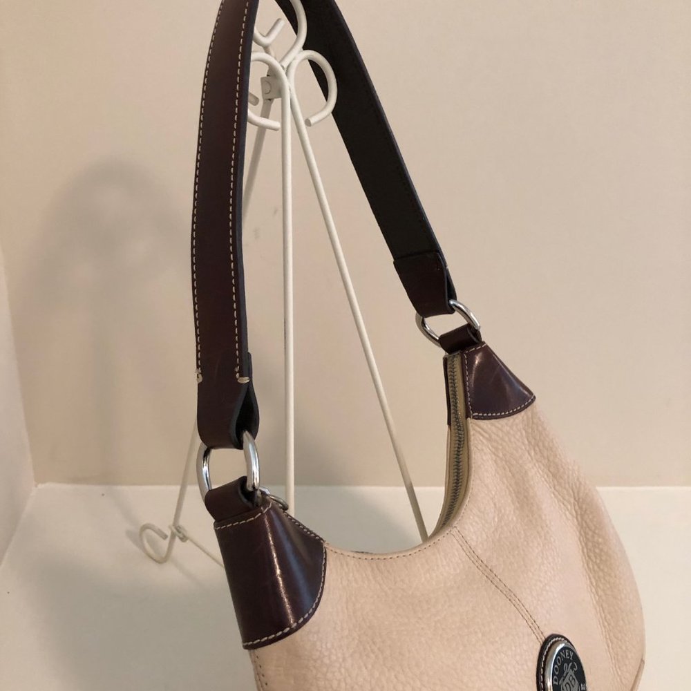 *HP* Dooney & Bourke Pebble Grain Leather Hobo Handbag - Picture 9 of 10